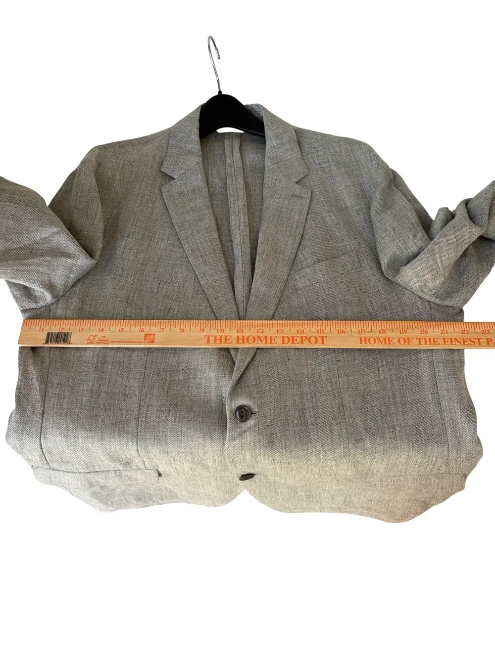 Banana Republic Men’s Heritage Collection Gray Slim Fit Linen-Blend Blazer 46L